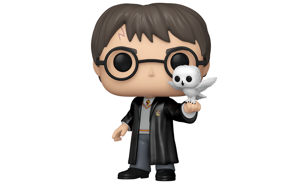 Harry with Hedwig Pop!