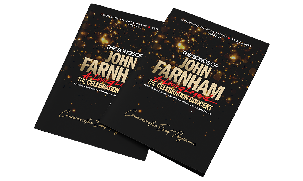 Songs of John Farnham Souvenir Program