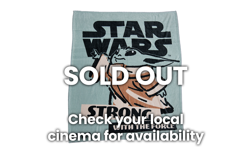 Mandalorian and Grogu Blanket Strong with the Force